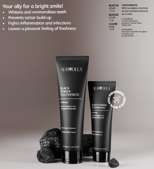 Dentifrice blanchissant au charbon actif — BLK01B