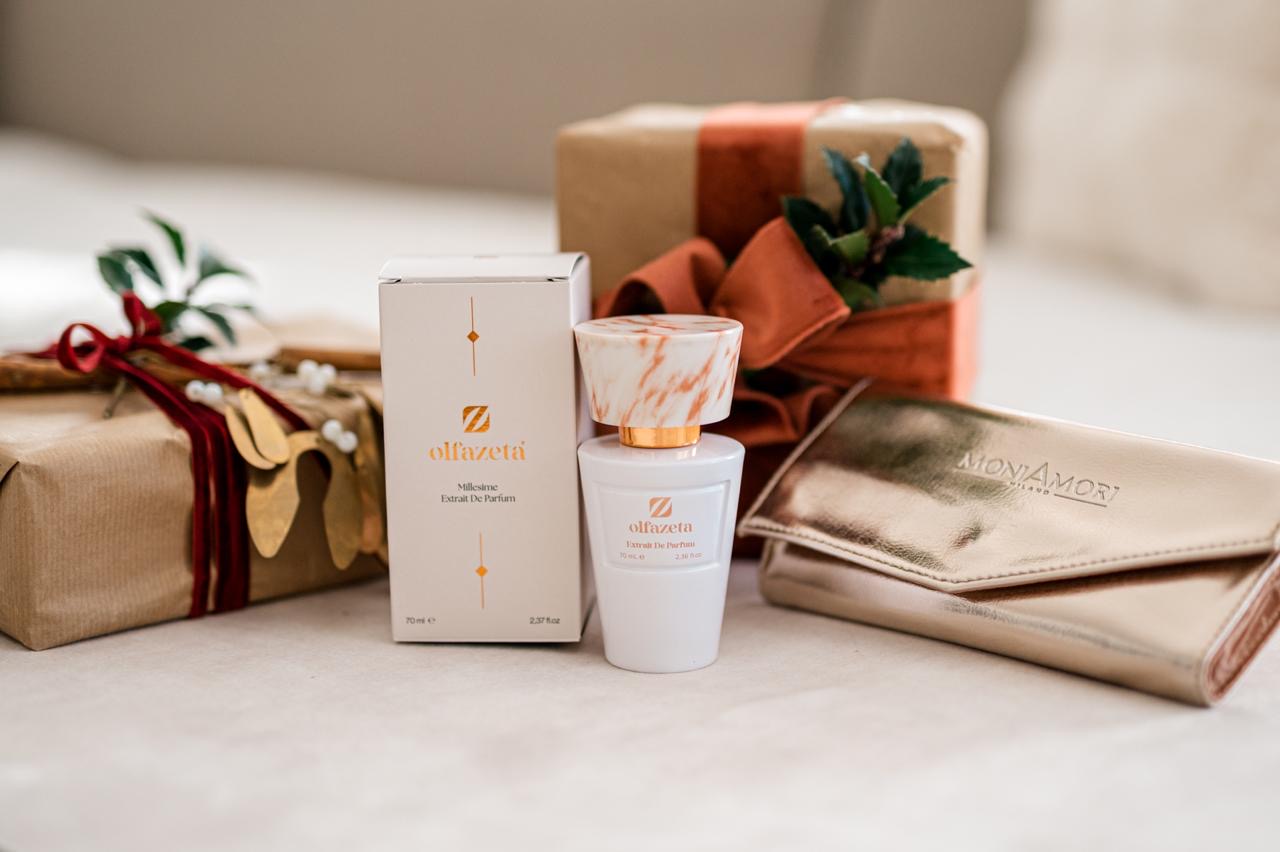 Parfum Olfazeta Millésime avec cadeaux de Noël